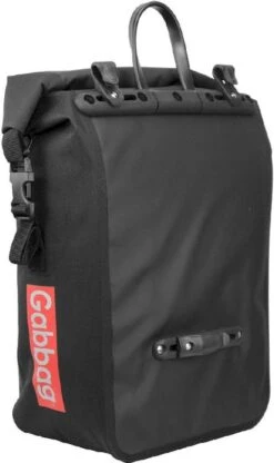 Gabbag Waterdichte Enkele Fietstas - 25 Liter - Zwart -Buitenleven Winkel 0bbk510 100 04 resultaat