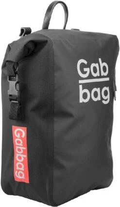 Gabbag Waterdichte Enkele Fietstas - 25 Liter - Zwart -Buitenleven Winkel 0bbk510 100 08 resultaat
