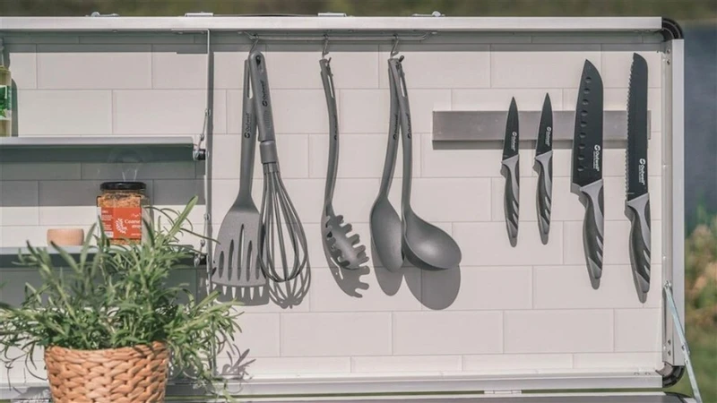 Outwell Magante Campingkeuken - Grijs 9 Outwell Magante Campingkeuken - Grijs - Afbeelding 9