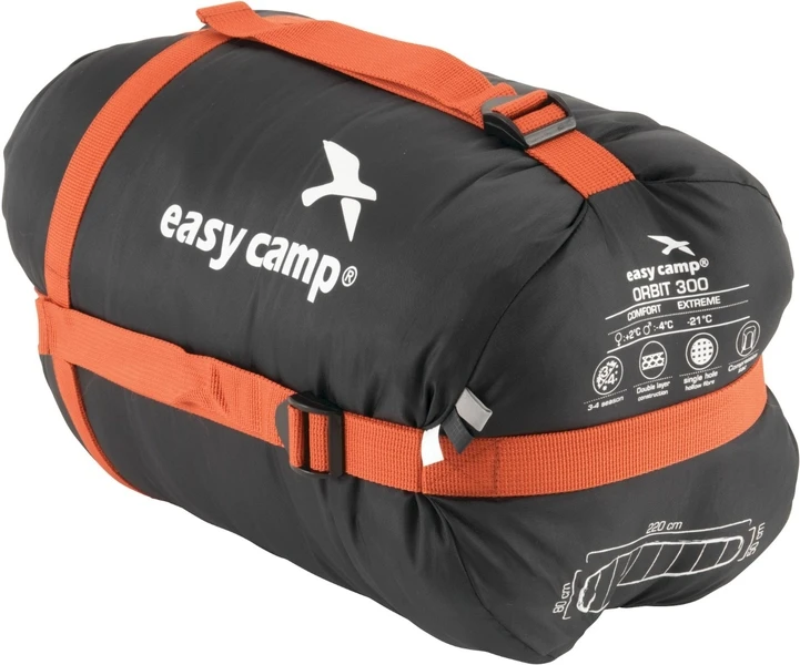 Outwell Easy Camp Orbit 200 Slaapzak - Grijs 7 Outwell Easy Camp Orbit 200 Slaapzak - Grijs - Afbeelding 7