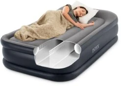 Intex Deluxe Pillow Rest Raised Luchtbed - Eenpersoons - Ingebouwde Elektrische Pomp -Buitenleven Winkel 1320 1900 64132 inuse 2020 300
