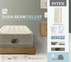 Intex Ultra Plush Luchtbed - Eenpersoons - Ingebouwde Elektrische Pomp -Buitenleven Winkel 1663 1900 64426nd pkg 2023 300