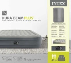 Intex Essential Rest Luchtbed - Queensize - Ingebouwde Elektrische Pomp -Buitenleven Winkel 1689 1900 64126nd pkg 2023 300