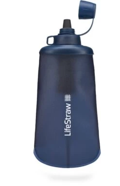 Lifestraw Peak Opvouwbare Waterfilter Fles - 650 Ml - Blauw -Buitenleven Winkel 1900 1900 00104066 03