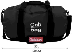 Gabbag Travel S 35L Waterdichte Tas - Zwart -Buitenleven Winkel 4 0jgr310 100 resultaat