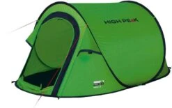 High Peak Vision 2 Pop-up Tent - 2 Persoons - Groen -Buitenleven Winkel 754 1200 4001690101080