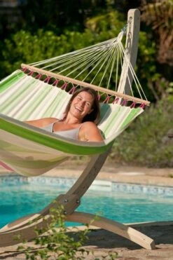 La Siesta Colada 1 Persoons Hangmat - Kiwi -Buitenleven Winkel 900 598 cor14 4 colada kiwi weather resistant double spreader bar hammock image 05