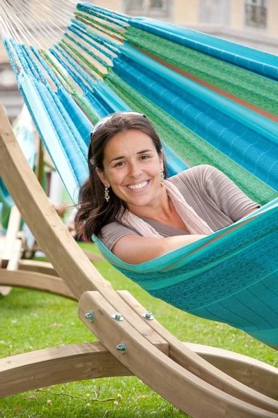 La Siesta Flora Kingsize 2 Persoons Hangmat - Curacao 4 La Siesta Flora Kingsize 2 Persoons Hangmat - Curacao - Afbeelding 4