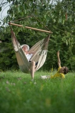 La Siesta Habana Hangstoel XL - Nougat -Buitenleven Winkel 900 601 hal21 1 ambiance 100