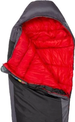 Highlander Serenity 350 Mummy Slaapzak - Charcoal -Buitenleven Winkel 900 900 sb186 ch topopen