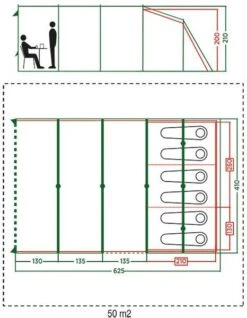 Coleman Vail Long Tunneltent - 6 Persoons -Buitenleven Winkel 972 1900 coleman vail long tunneltent 6 persoons 2