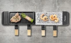 Bestron Raclette/Steengrill - 4 Personen -Buitenleven Winkel bestron raclettesteengrill 4 personen 11