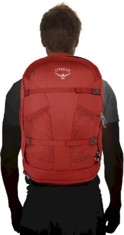 Osprey Farpoint Backpack - 40 Liter- Zwart -Buitenleven Winkel osprey farpoint 40 zwart 4