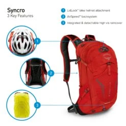 Osprey Syncro Daypack - 20 Liter - Zwart -Buitenleven Winkel osprey syncro features 1