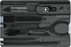 Victorinox SwissCard Classic Multitool - Transparant Zwart