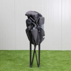 Kampa XL High Back Chair Fog Vouwstoel - Grijs -Buitenleven Winkel xlhighbackfog