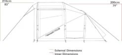 Zempire Evo TS Opblaasbare Tent - 4 Persoons -Buitenleven Winkel zempire evo ts opblaasbare tent 4